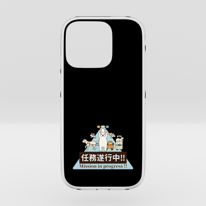 クリアiPhoneケース　黒色　iPhone 14Pro