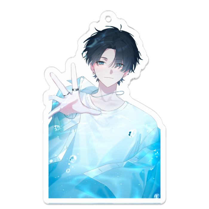 アクリルキーホルダー - 70 x 70 (mm)