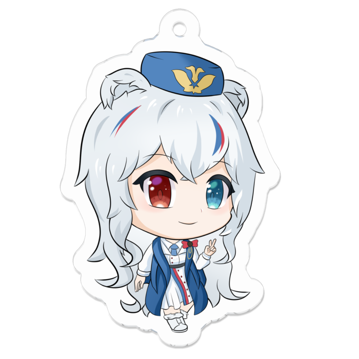 アクリルキーホルダー - 50 x 50 (mm)