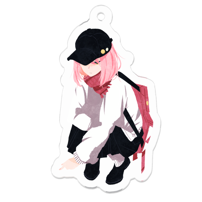 アクリルキーホルダー - 50 x 50 (mm)