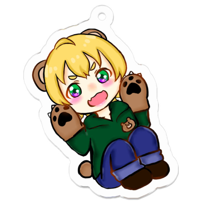 アクリルキーホルダー - 50 x 50 (mm)