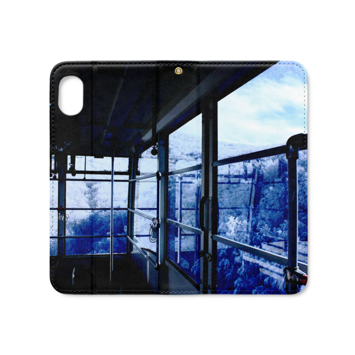 手帳型iPhoneケース（ベルトなし） - iPhone XR - ストラップ穴 あり