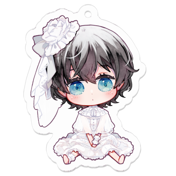 アクリルキーホルダー - 50 x 50 (mm)