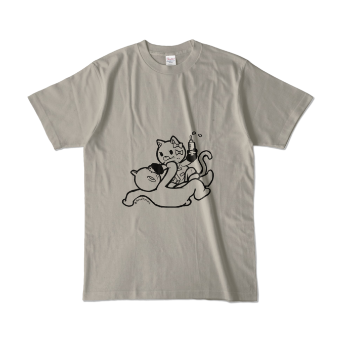 カラーTシャツ - L - シルバーグレー (淡色)