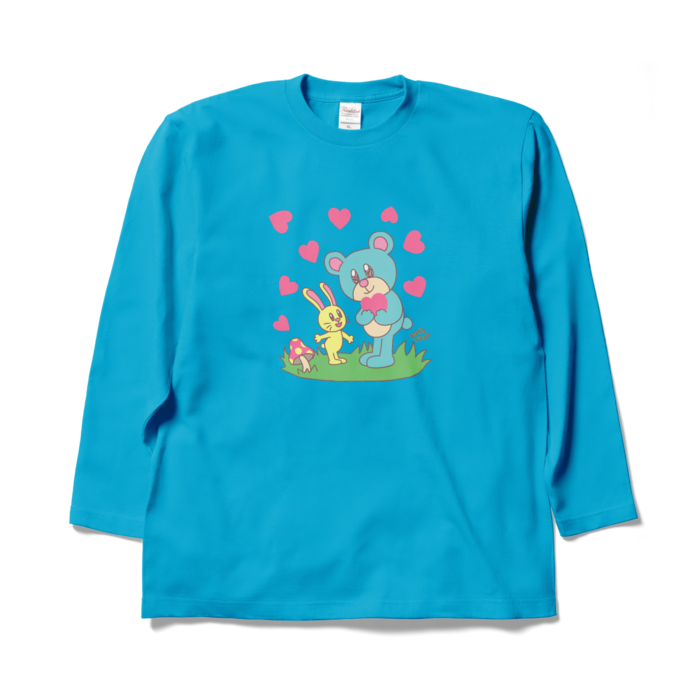 ロングスリーブTシャツ - XL - ターコイズ