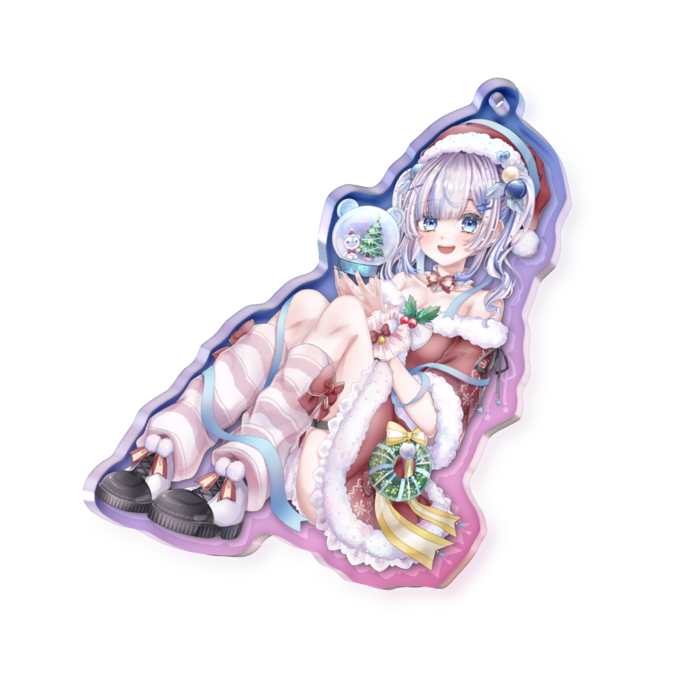 オーロラアクリルキーホルダー - 70 × 70mm