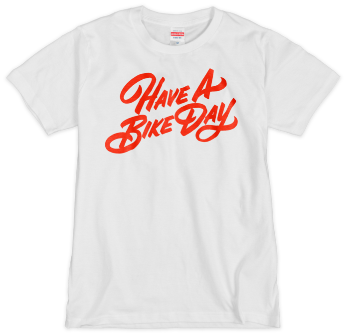 Tシャツ(シルクスクリーン印刷) - M - ③ホワイト/レッド