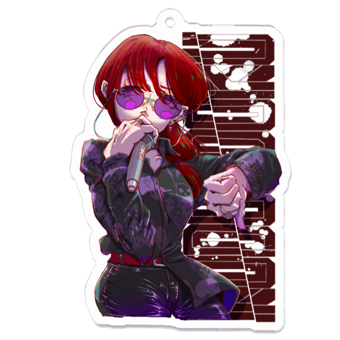 アクリルキーホルダー - 70 x 70 (mm)