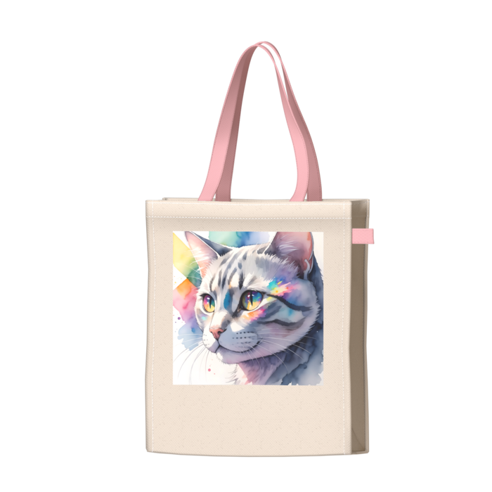 ツートンカラーバッグ - ピンク - W34 × H41 × D14cm