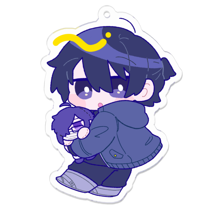 アクリルキーホルダー - 70 x 70 (mm)