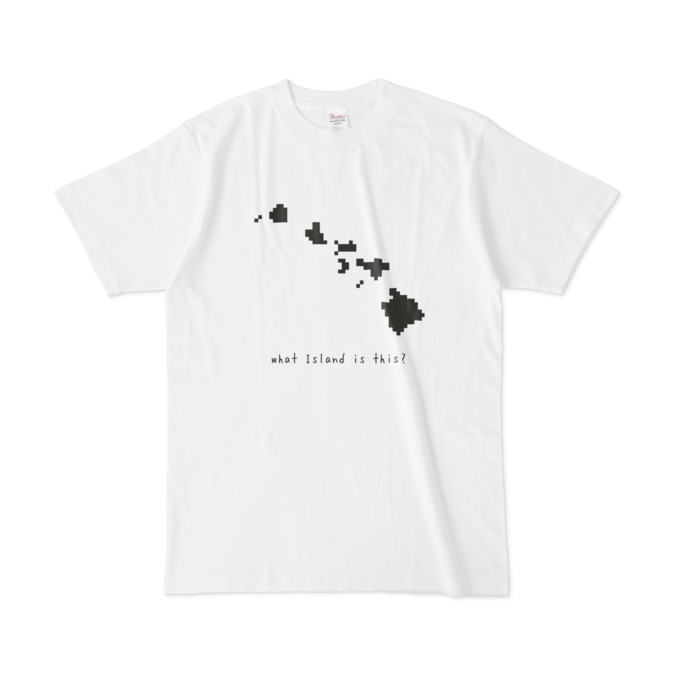 Hawaii mapTシャツ - L