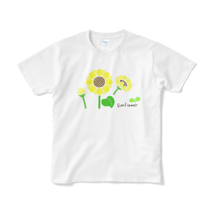 ひまわりTシャツ（短納期） - S