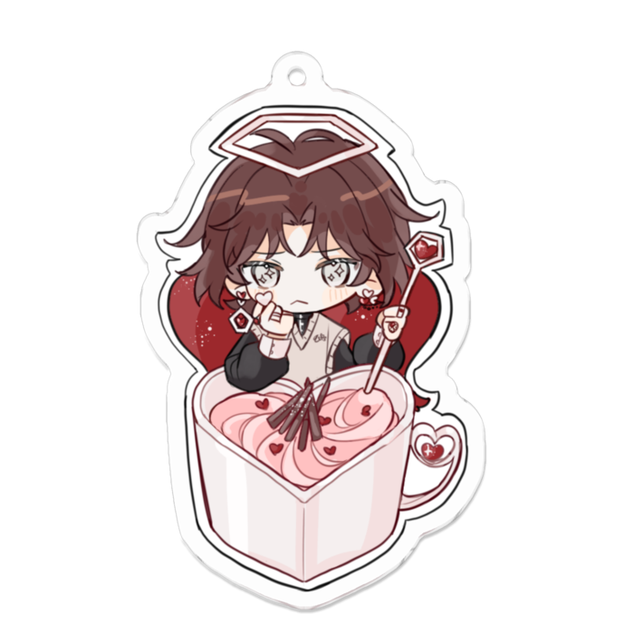 アクリルキーホルダー - 70 x 70 (mm)