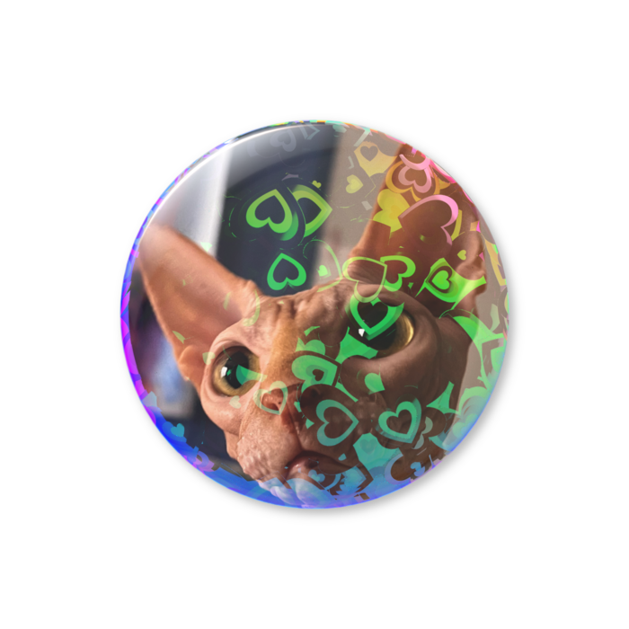 ホログラム缶バッジ - 56mm