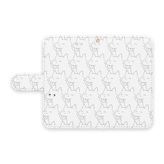 手帳型Androidケース - S - ストラップ穴 あり