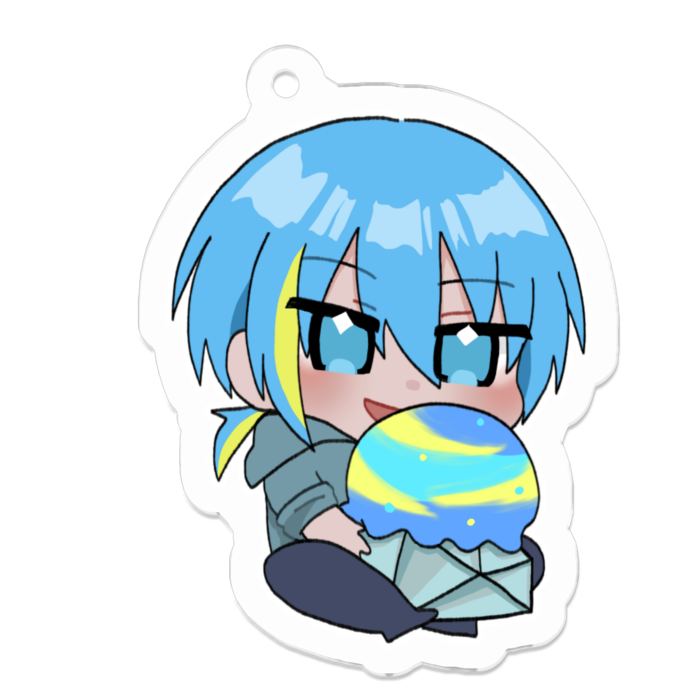アクリルキーホルダー - 50 x 50 (mm)