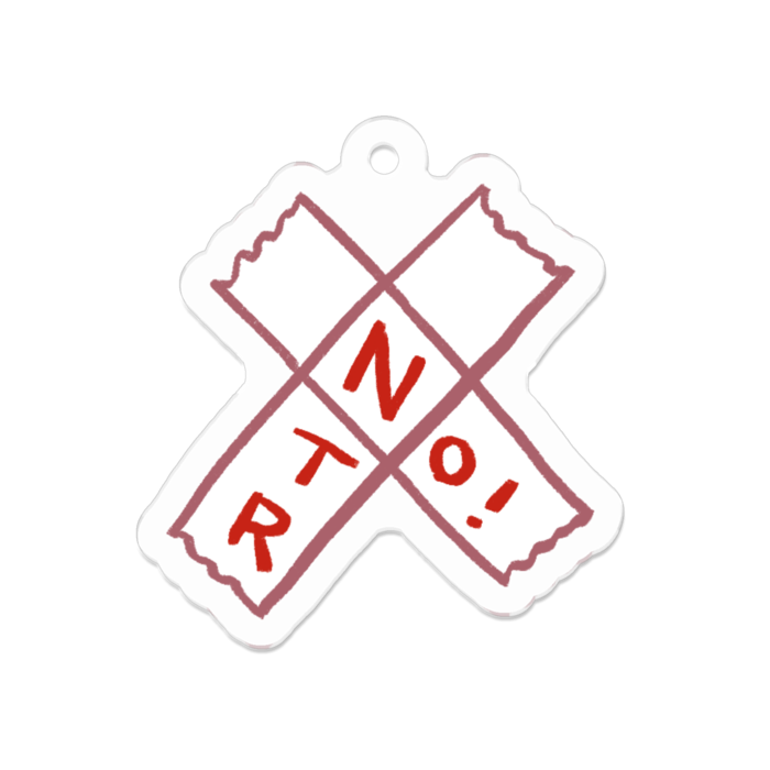 アクリルキーホルダー - 50 x 50 (mm)