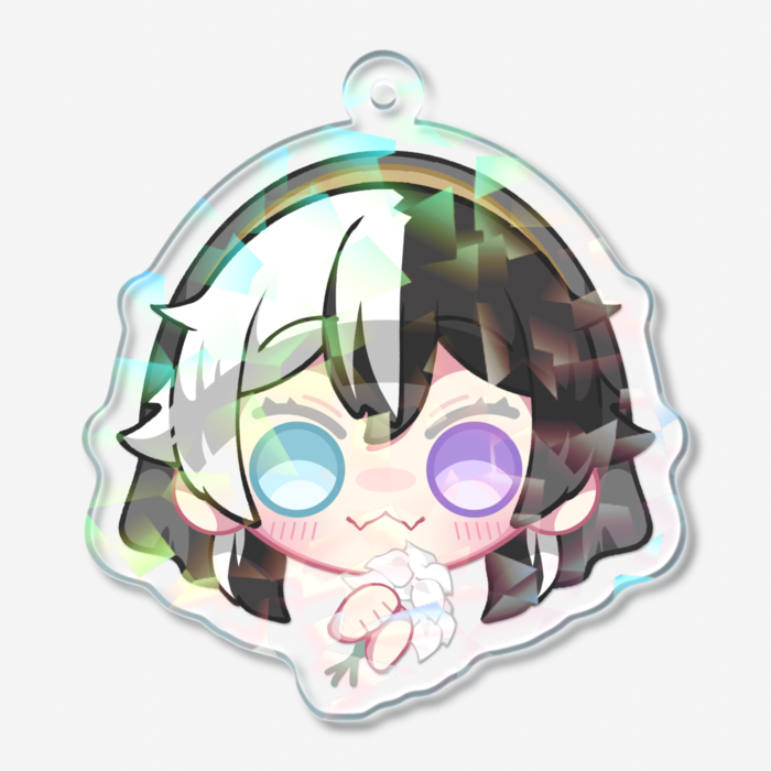 ホログラムアクリルキーホルダー - 50 × 50mm