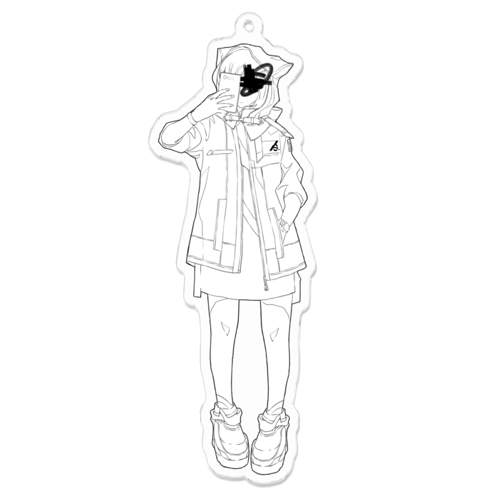アクリルキーホルダー - 100 x 100 (mm)
