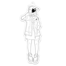 【アベレージ×Rooms】パーカー（ナチュラル）M ＋ アクリルキーホルダー シャープ公式通販】 東方Project スタンド付きアクリル