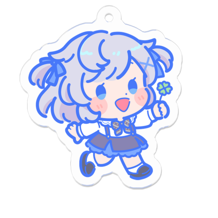 アクリルキーホルダー（コーティング） - 50 x 50 (mm)