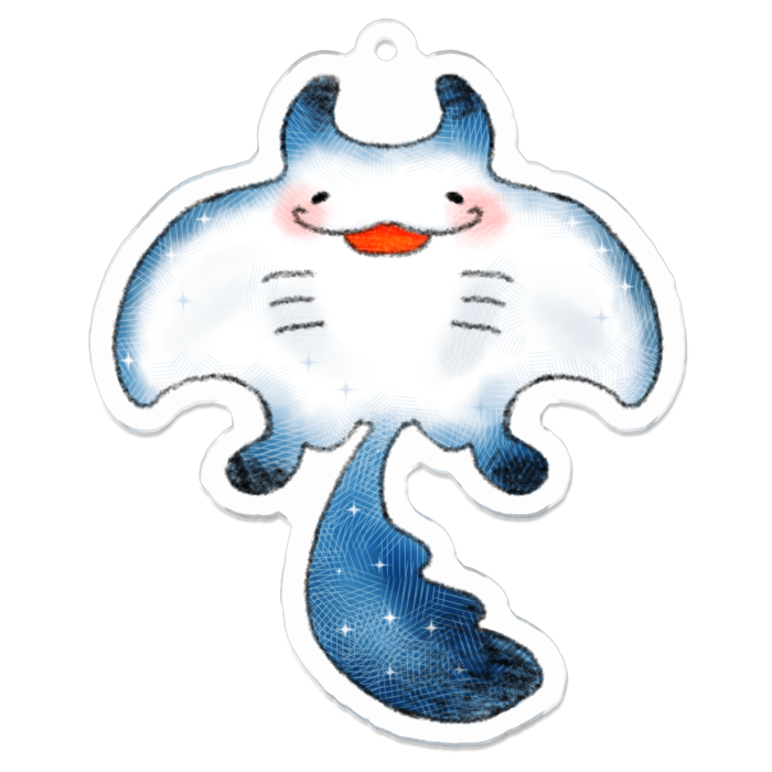 アクリルキーホルダー - 70 x 70 (mm)