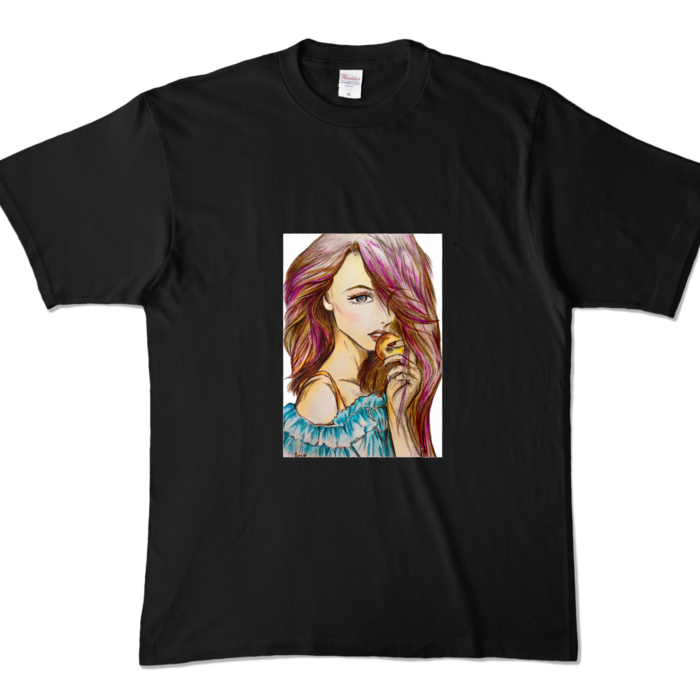 カラーTシャツ - XL - ブラック (濃色)