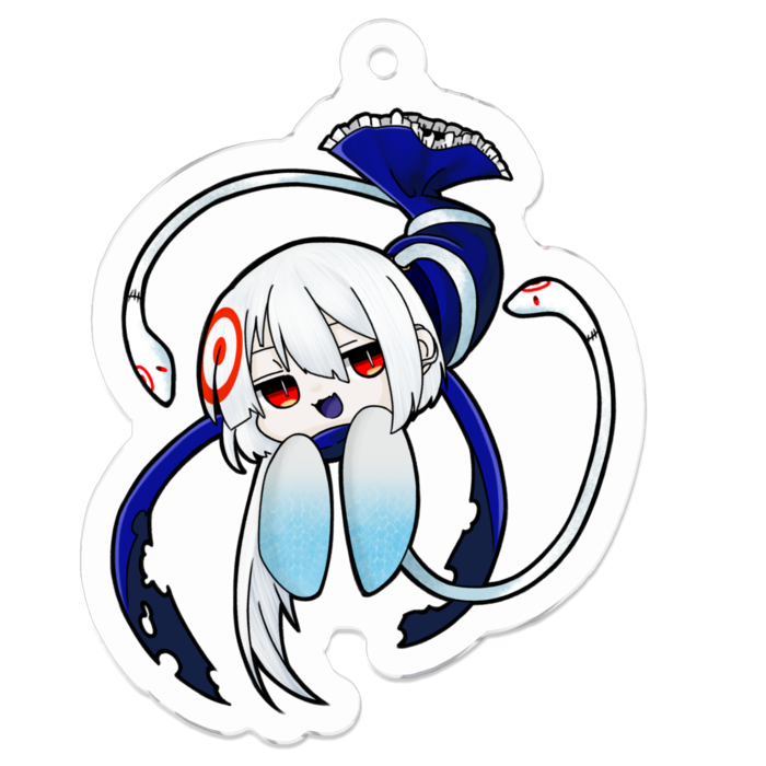 アクリルキーホルダー(すっぴん) - 50 x 50 (mm)