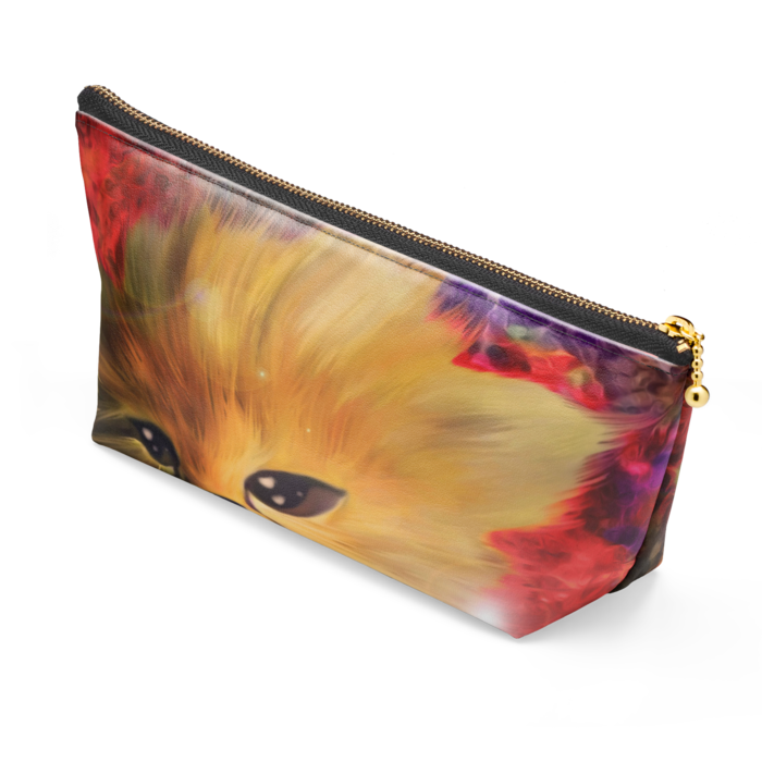 ポーチ - 長さ21.5cm / 高さ10cm - ブラック