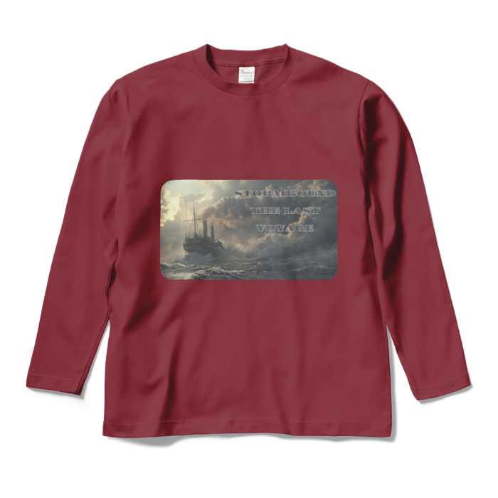 ロングスリーブTシャツ - M - バーガンディ