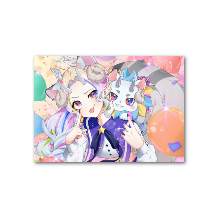 フォト風カード - 横 - 両面