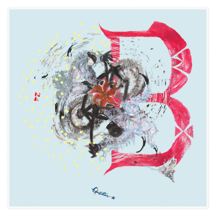 ステッカー - 160 x 160 (mm)