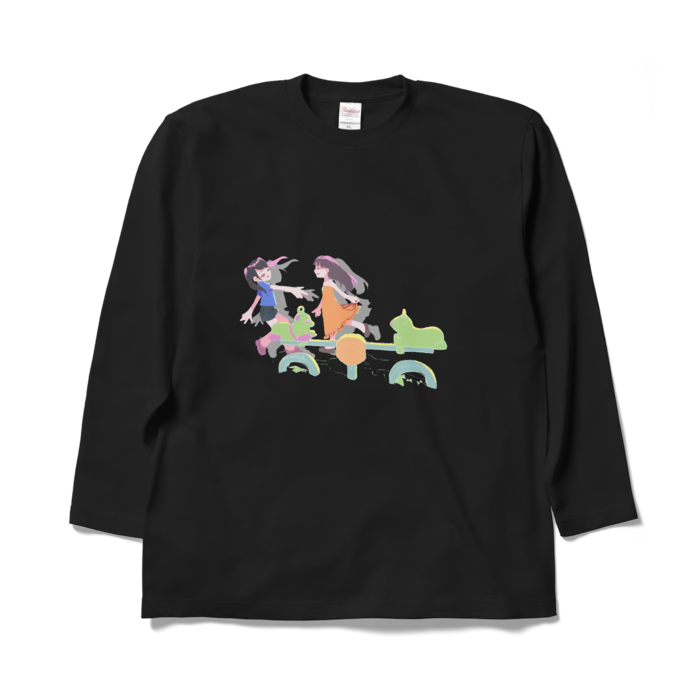 ロングスリーブTシャツ - XL - ブラック