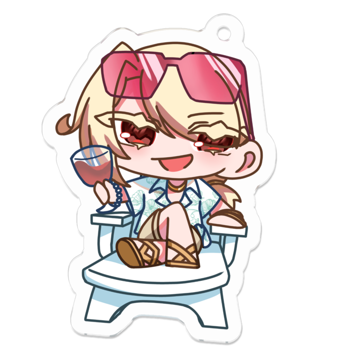 アクリルキーホルダー - 50 x 50 (mm)