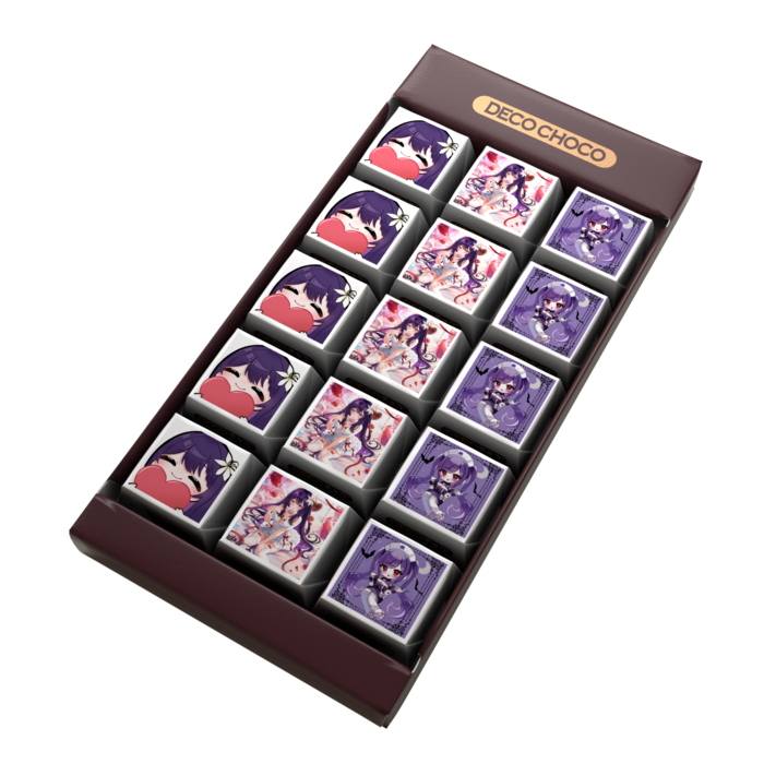 DECOチョコ - 列ごとにデザイン