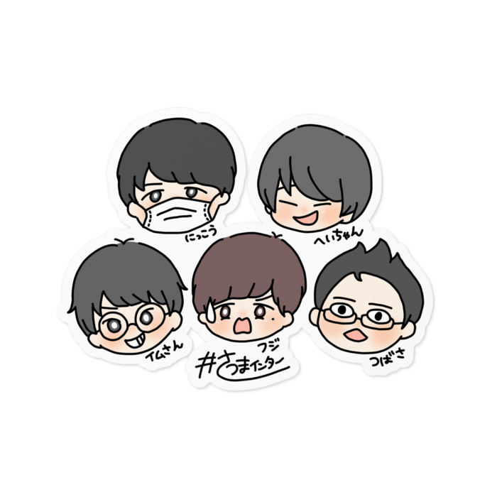 ステッカー - 100 x 100 (mm)