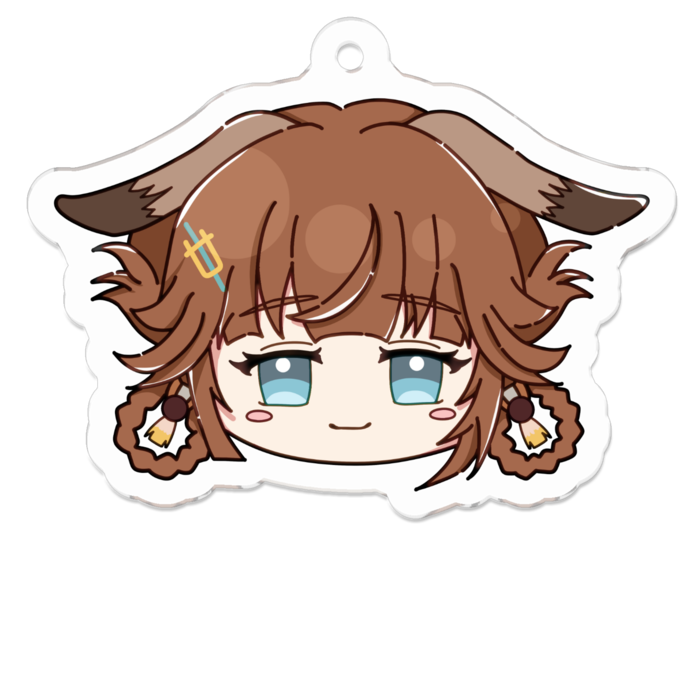 アクリルキーホルダー - 50 x 50 (mm)