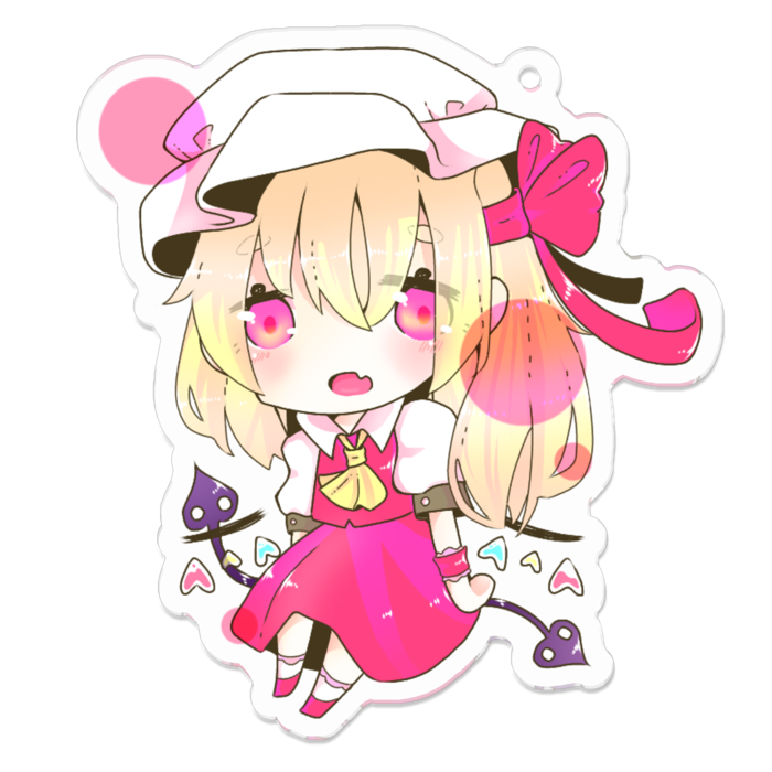 アクリルキーホルダー - 70 x 70 (mm)