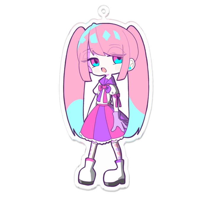 アクリルキーホルダー - 100 x 100 (mm)