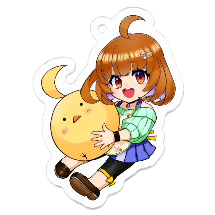 アクリルキーホルダー - 50 x 50 (mm)