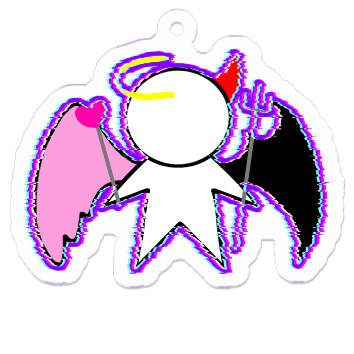 アクリルキーホルダー【デジタル堕天使ちゃん】