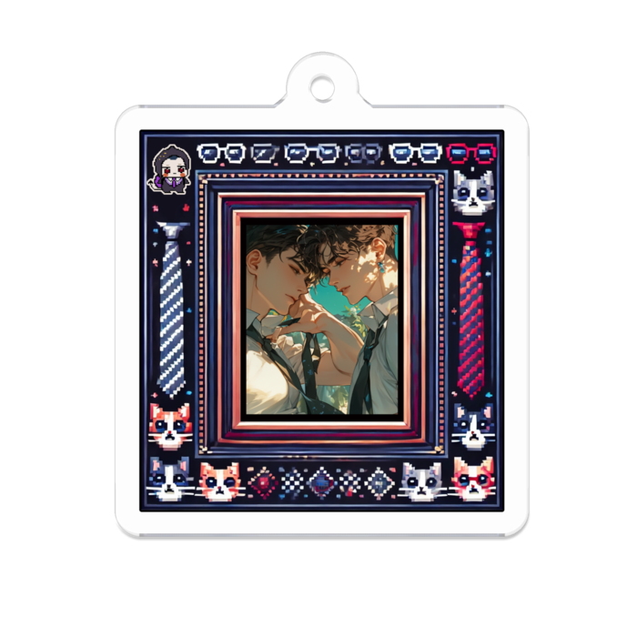 アクリルキーホルダー - 50 x 50 (mm)