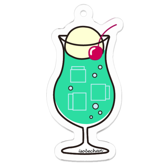 アクリルキーホルダー - 50 x 50 (mm)
