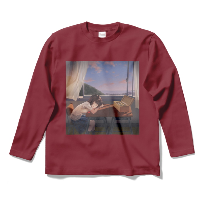 ロングスリーブTシャツ - S - バーガンディ