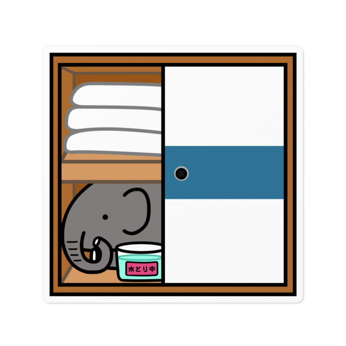 ステッカー - 100 x 100 (mm)