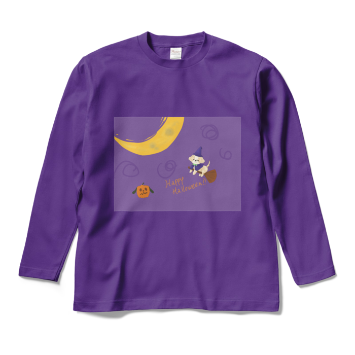 ロングスリーブTシャツ - M - パープル