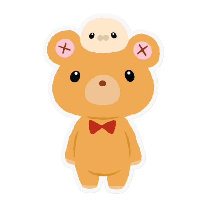 ver.Wクリアステッカー - 100 x 100 (mm)