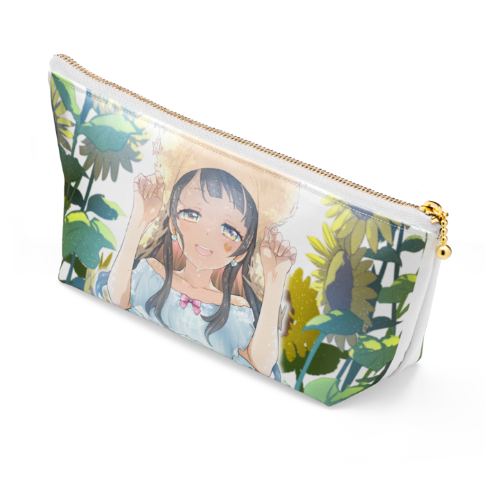 ポーチ - 長さ21.5cm / 高さ10cm - ホワイト