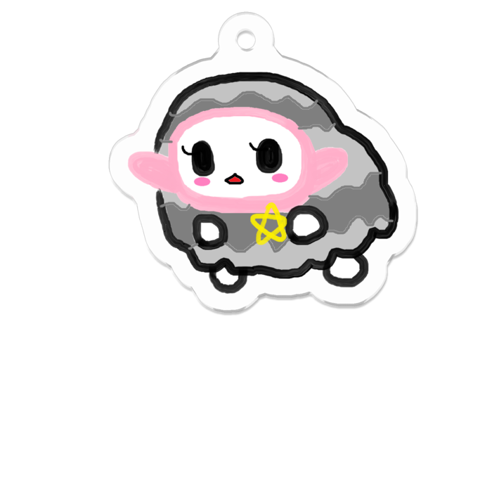 アクリルキーホルダー - 50 x 50 (mm)