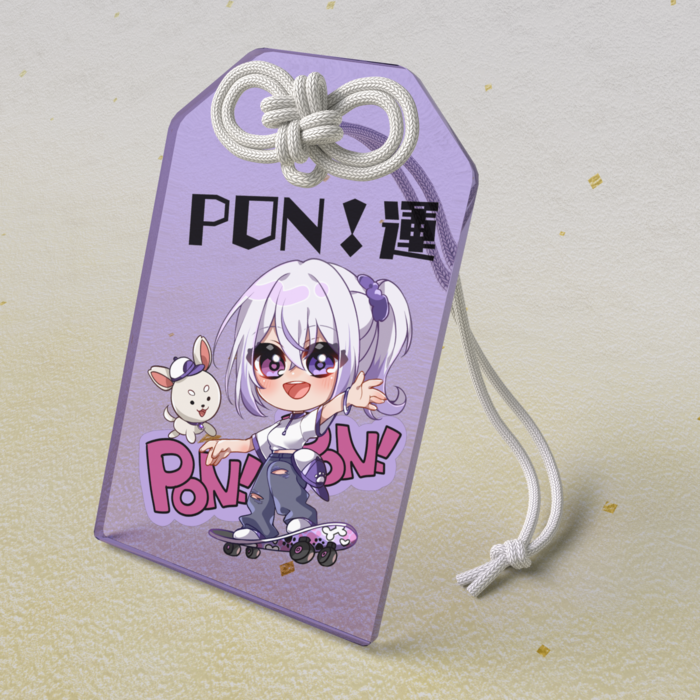 アクリルお守り - 50 × 80mm